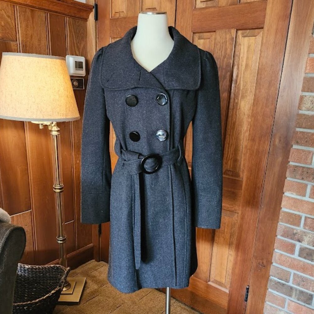 Guess Double-Breasted, Trench Coat/CedarClodet